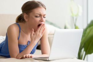 woman suffering from narcolepsy